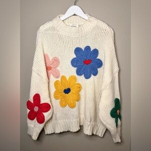 NWOT Böhme Hartley Floral Sweater